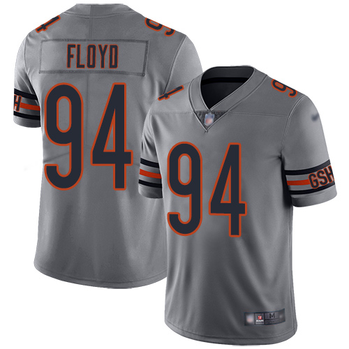 Chicago Bears Limited Silver Men Leonard Floyd Jersey NFL Football #94 Inverted Legend->chicago bears->NFL Jersey